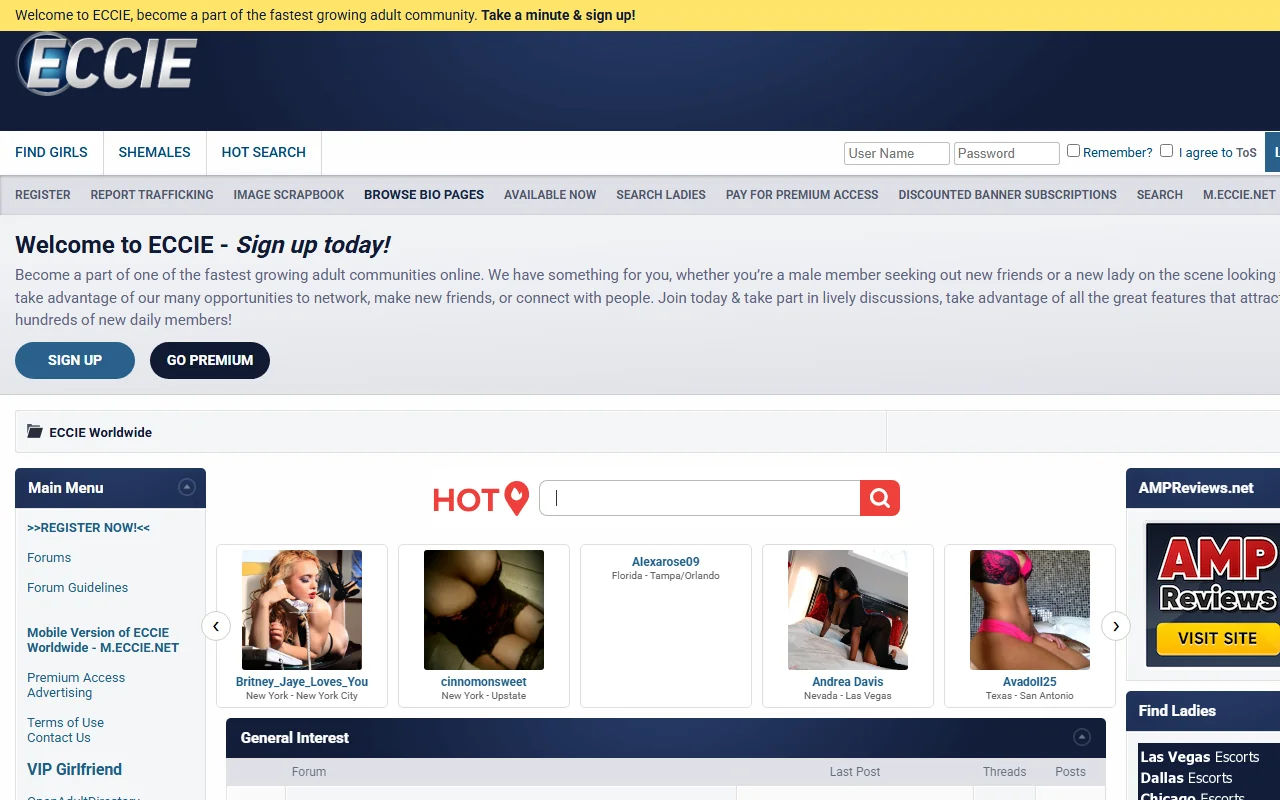 Screenshot: Eccie Screenshot of Eccie